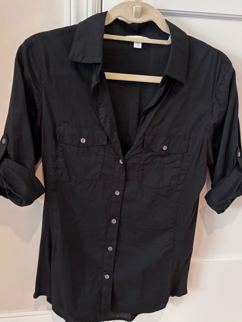 James Perse button down shirt. Size 3.